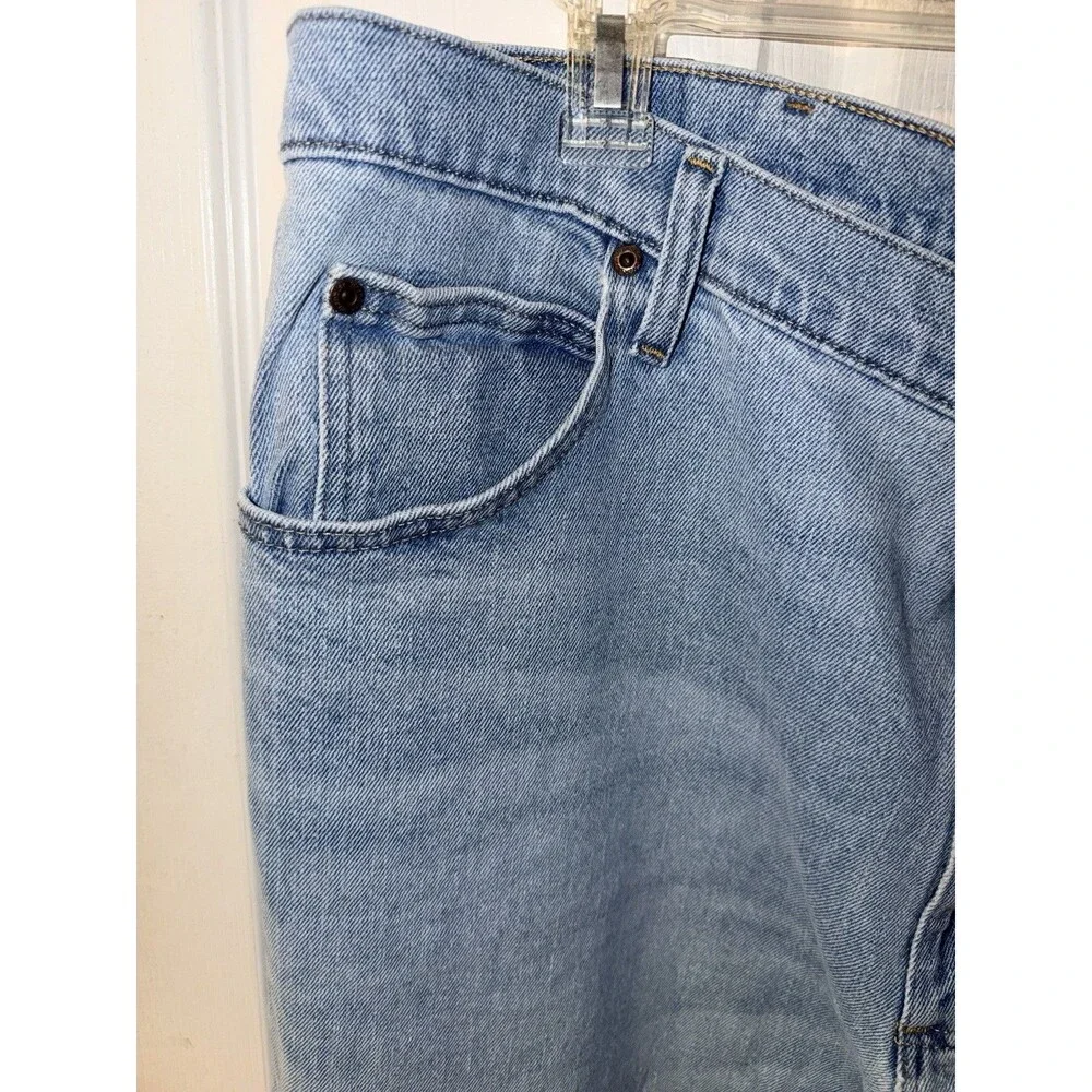 Wrangler Five Star Heritage Relaxed Fit Mens 40x32 Blue Stretch Jeans New
